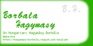 borbala hagymasy business card