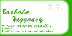 borbala hagymasy business card